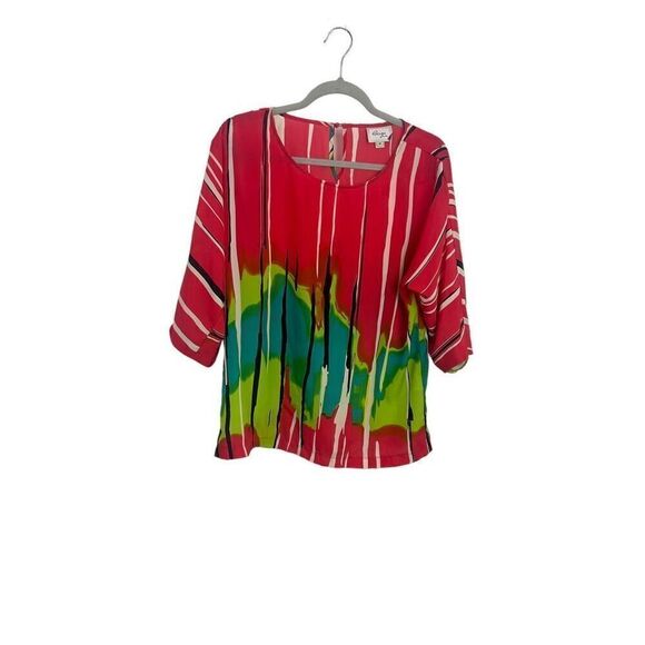 Beige multi Color blouse - Picture 10 of 10